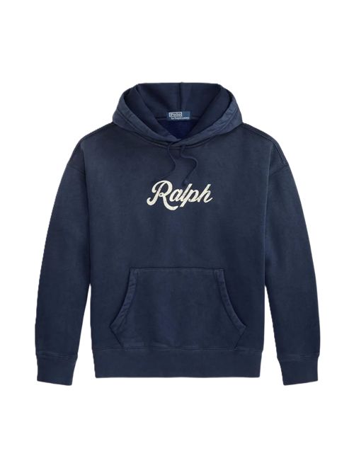Felpa con cappuccio e logo Polo Ralph Lauren | 710-B19140-001DARK COBALT/WHITE